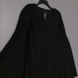 Dress with cape, pocket on both side like new